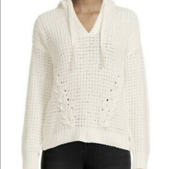 No Boundaries Juniors' Hoodie Pullover Winter White Size SMALL (3-5) NWT - Picture 2 of 6